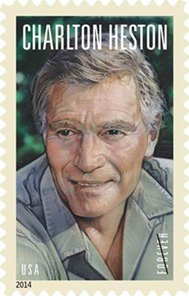 Charlton Heston stamp